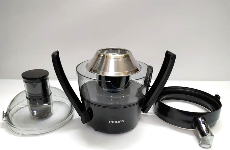 Máy ép trái cây tốc độ nhanh Philips HR1832 màu đen