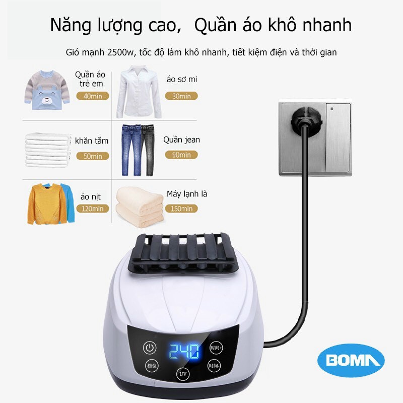 Máy sấy quần áo HR-666