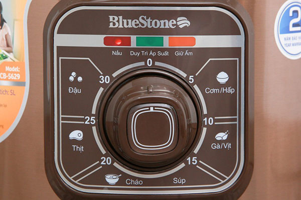 6 chế độ của Nồi áp suất điện đa năng Bluestone PCB-5629 dung tích 5 lít