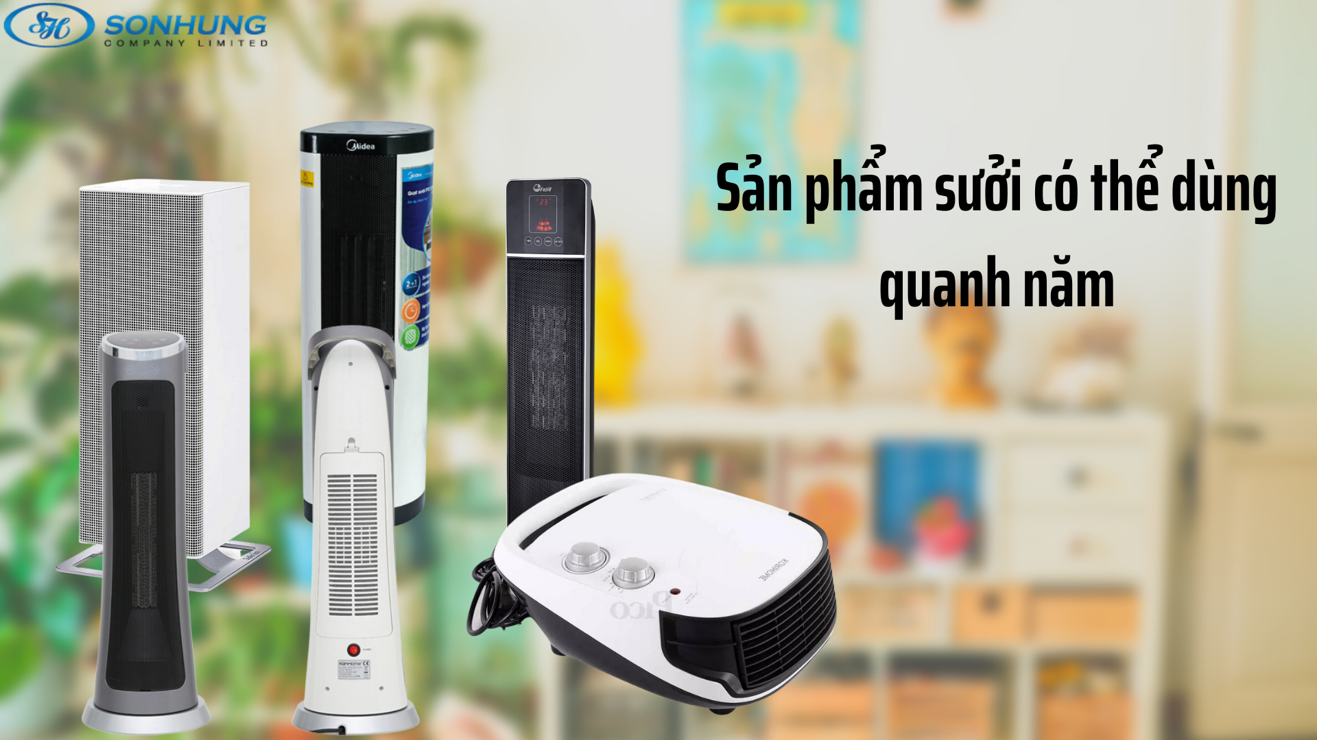 Sản phẩm sưởi có thể dùng quanh năm