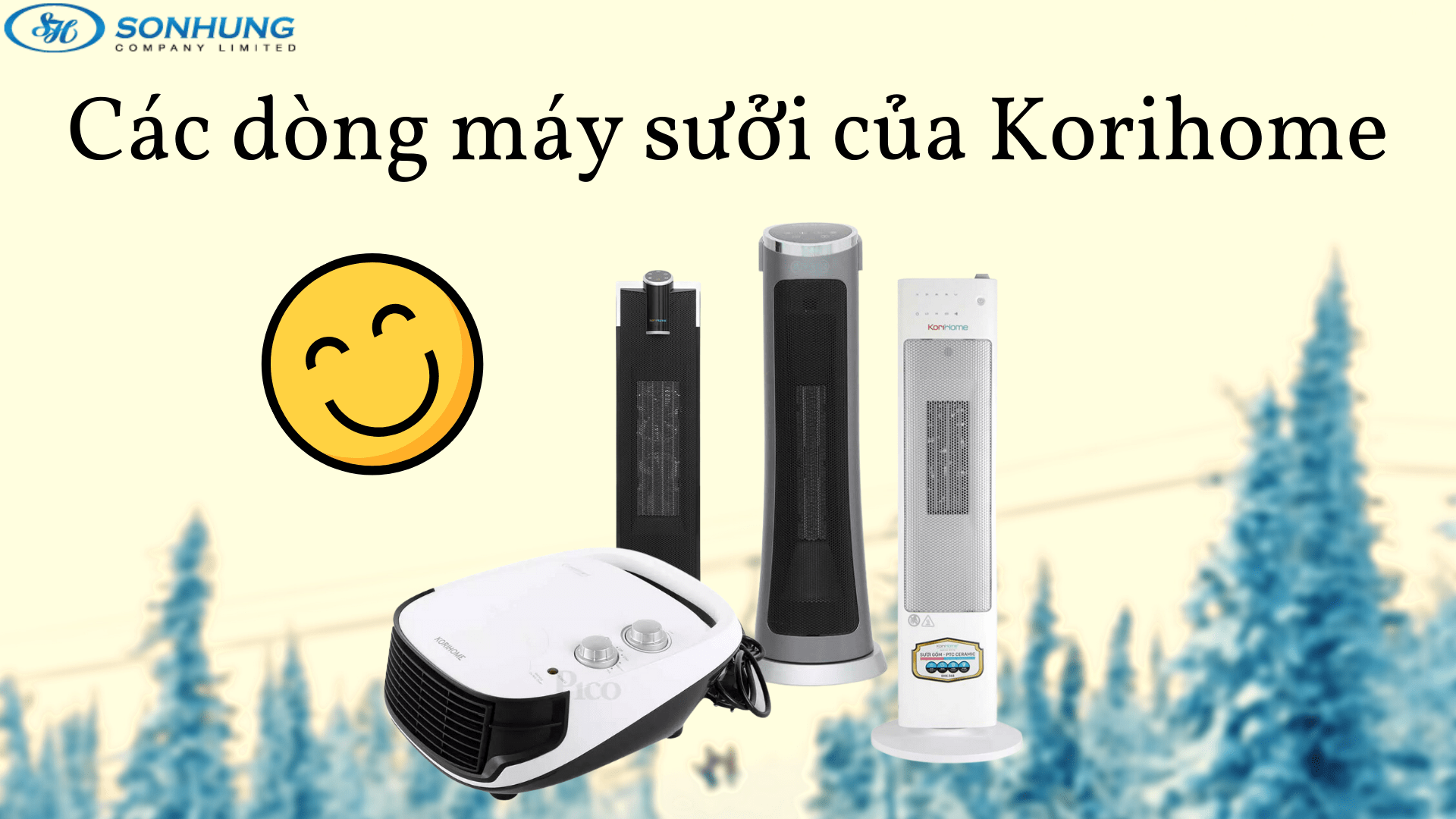 Các dòng máy sưởi của Korihome